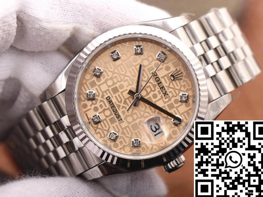 36MM EW M126234-0023 Factory Diamond-Studded Datejust Dial Rolex 0328